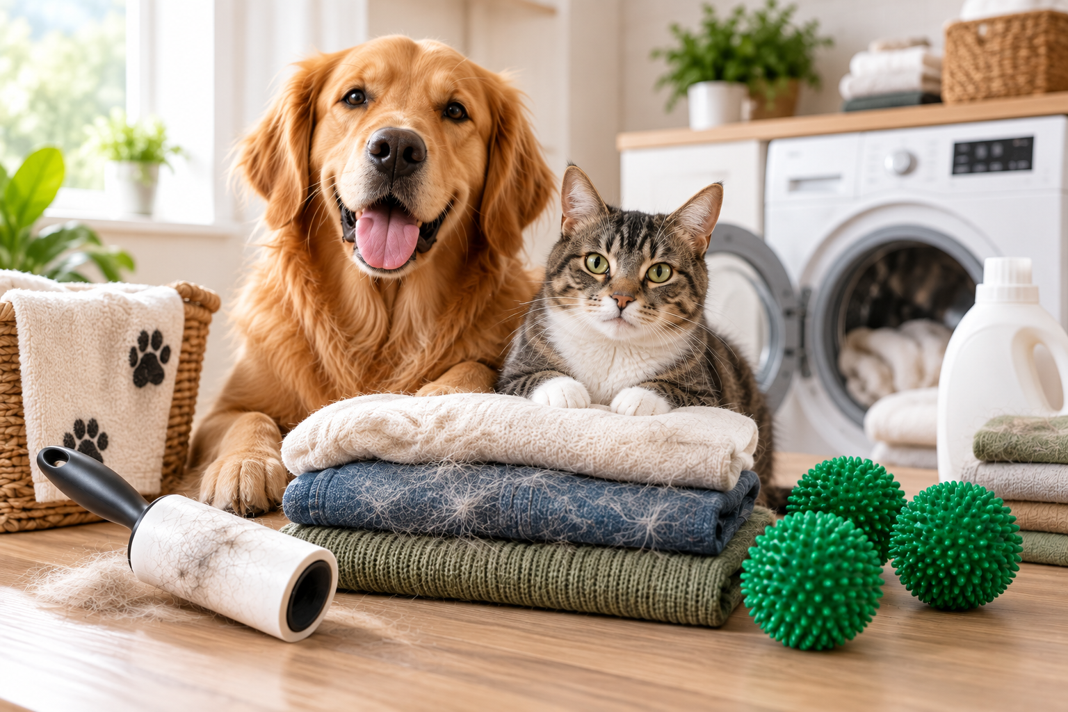 How to Get Dog Hair Out of Your Washing Machine & Laundry