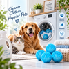 Reusable Pet Hair Remover Balls for Washing Machine & Dryer – 4 Pack