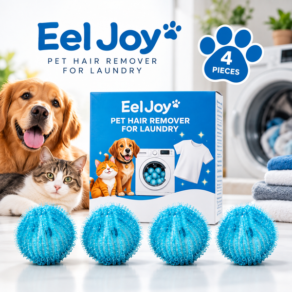 Reusable Pet Hair Remover Balls for Washing Machine & Dryer – 4 Pack